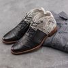 REHAB Kurt II tattoo zwarte veterboots