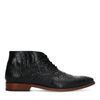 REHAB Barry Croco zwarte veterschoenen