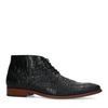 REHAB Barry Croco zwarte veterschoenen