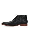 REHAB Barry Croco zwarte veterschoenen