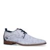 REHAB Greg blau-weiße Schnürschuhe