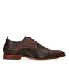 REHAB Chaussures à lacets avec imprimé tigre - marron
