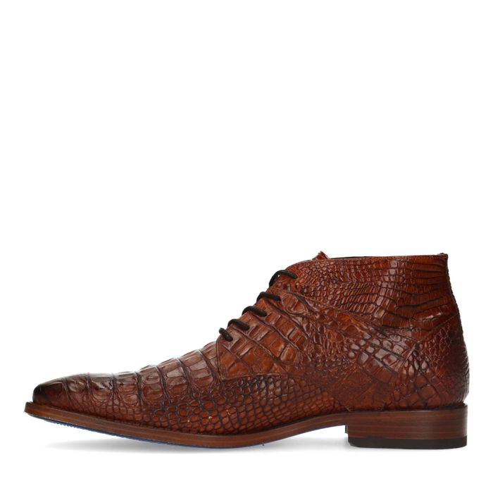 REHAB Barry Croco Chaussures à lacets - marron