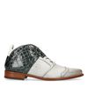 REHAB Kurt II Croco Verniz Boots à lacets - gris