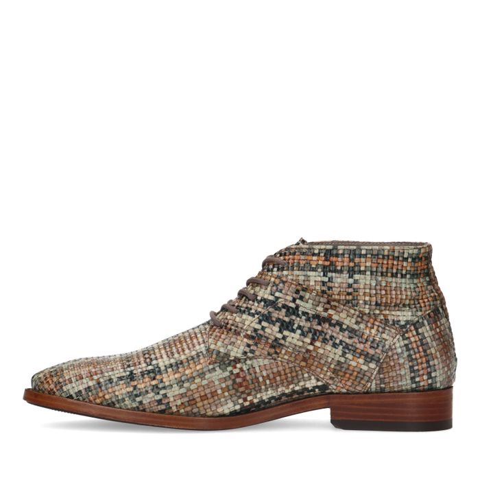 REHAB Barry Square Chaussures à lacets - taupe