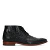 REHAB Barry Croco Chaussures à lacets - noir