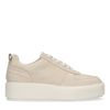 Beigefarbene Nubuk-Sneaker
