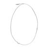 Collier lune - argenté
