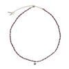 Collier avec perles et breloque - multicolore