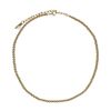 Collier avec petites boules - doré