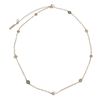 Collier avec marguerites - doré
