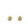 Boucles d'oreille avec marguerite - doré
