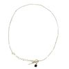 Collier avec breloque - doré