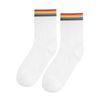 Chaussettes arc-en-ciel - blanc