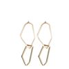 Asymmetrische goldfarbene Ohrringe