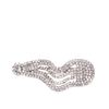 Zilverkleurige strass haarspeld