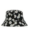 Reversible bucket hat met madeliefjes