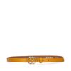 Ceinture en cuir - jaune ocre