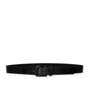 Ceinture en cuir avec boucle - noir