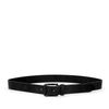 Ceinture en cuir avec boucle - noir