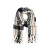 Off white geruite sjaal
