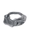 Samt-Haarband grau