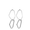Boucles d'oreille asymétriques - argenté