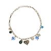 Collier maillons avec pendentifs - doré