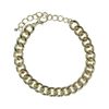 Bracelet gros maillons - doré