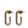 Boucles d'oreille rectangulaire - doré