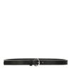 Zwarte riem met zilverkleurige studs