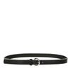 Zwarte riem met zilverkleurige studs
