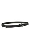 Zwarte riem met zilverkleurige studs