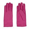 Roze leren handschoenen met studs