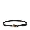 Zwarte leren riem