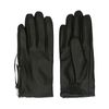 Zwarte leren handschoenen