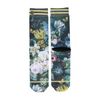 XPOOOS Chaussettes avec imprimé fleuri - vert
