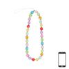Cordon téléphone avec perles colorées