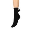 Chaussettes avec nœud pailleté - noir