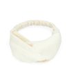 Off white haarband met twist