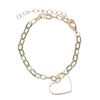 Bracelet avec petit cœur - doré