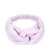 Oud roze haarband met twist