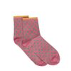 Roze glitter sokken met stippen