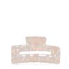 Barrette à cheveux rectangulaire - rose clair