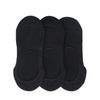 3er-Set Sneakersocken unisex schwarz