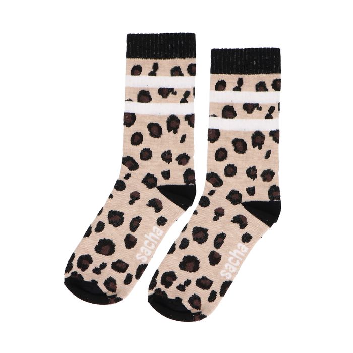 Socken mit Panther-Print