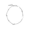 Zilverkleurige moon armband