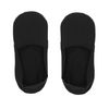 2er-Set Sneakersocken invisible schwarz
