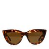 Braune Cateye-Sonnenbrille