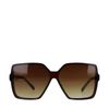 Braune Statement-Sonnenbrille